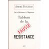 Tableau de la fausse résistance
